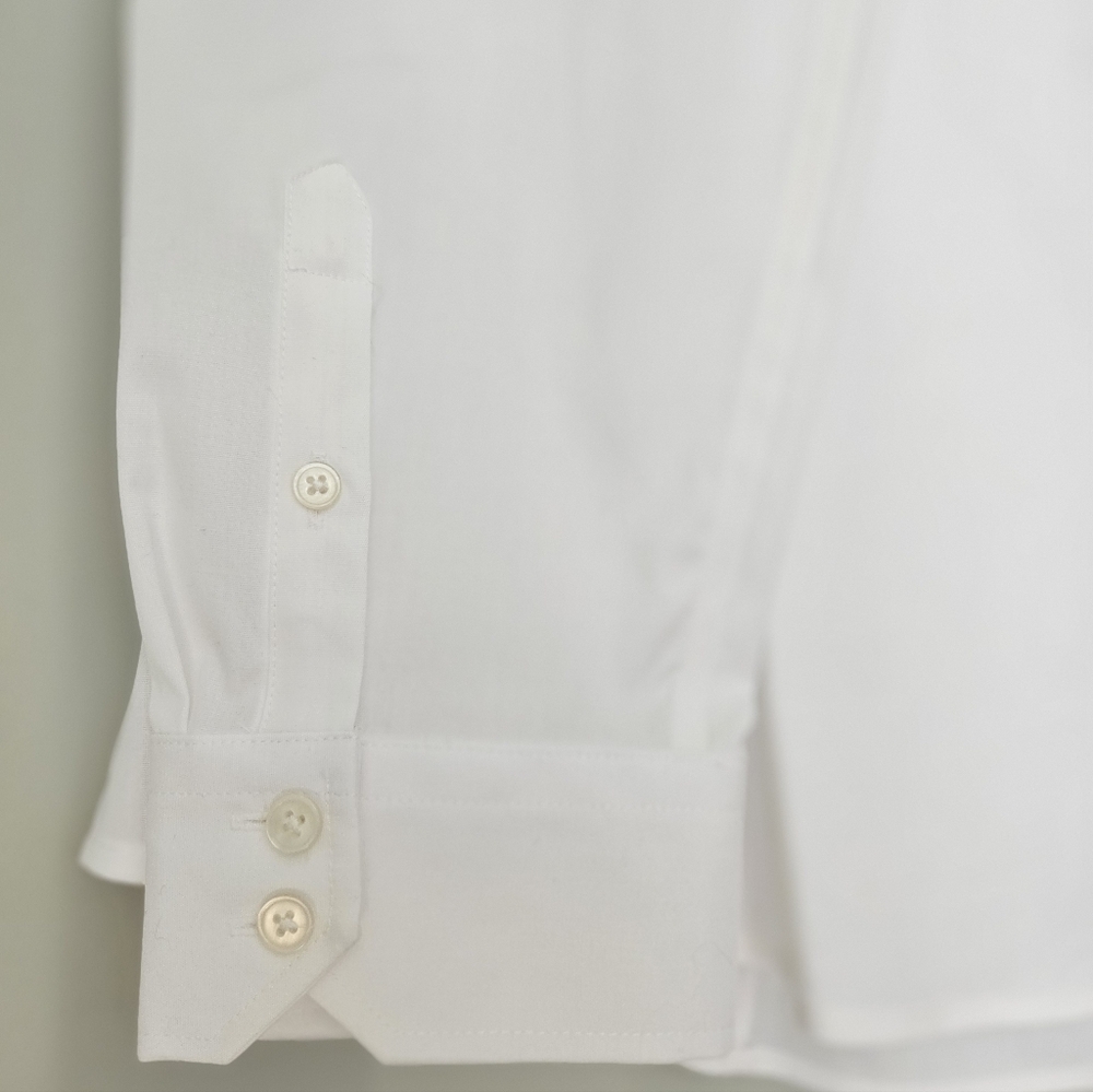 Talbots Women's White Button-Down Shirt - Classic Collar - Picture 5 of 7